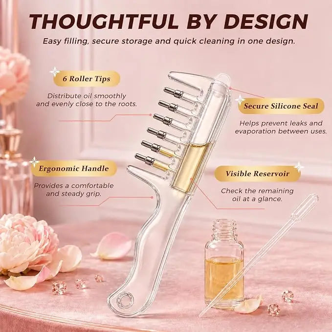 Thoughtful by design - roller tips and ergonomic handle
