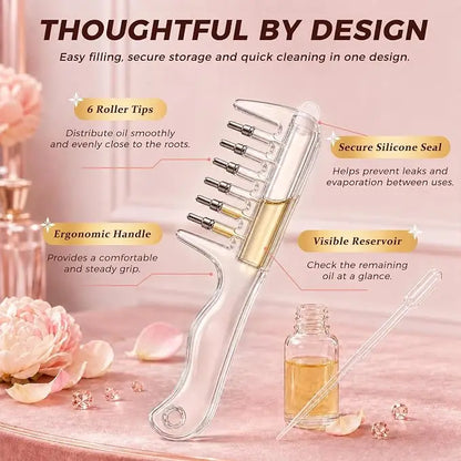 Thoughtful by design - roller tips and ergonomic handle