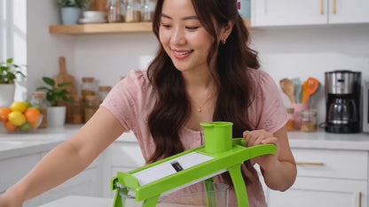 Multi-Function Vegetable Slicer & Grater - 5-in-1 Mandoline Cutter
